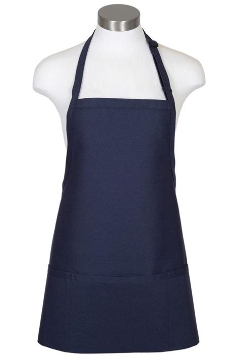 navy blue apron|navy apron with pockets.